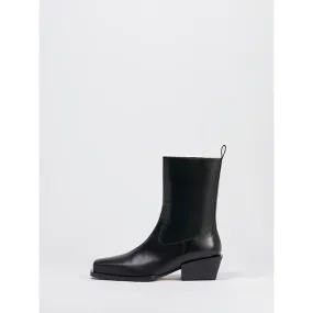 Aeyde Bill Biker Boot Black