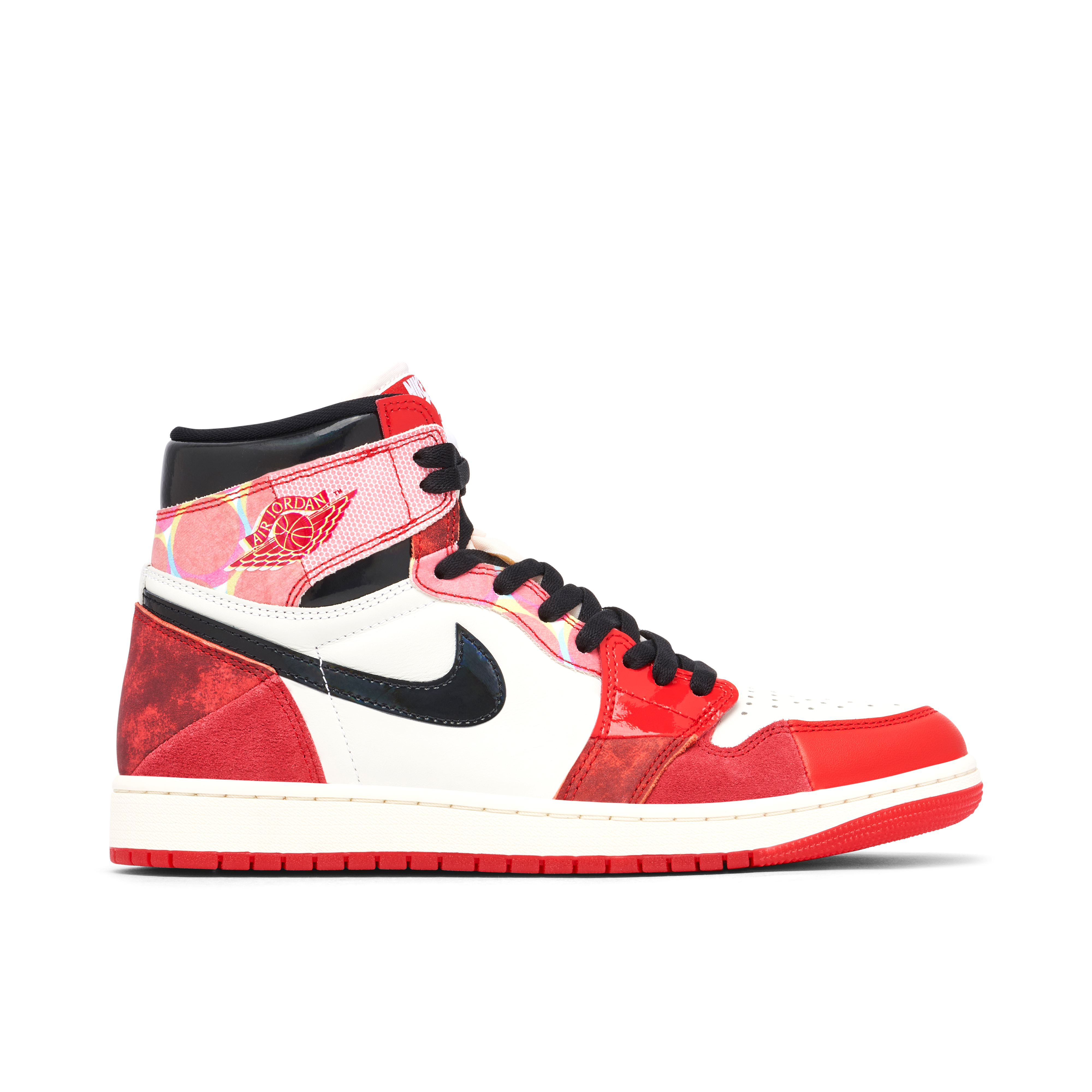 Air Jordan 1 High x Spider-Man Across The Spider-Verse Red Black | DV1748-601 | Laced