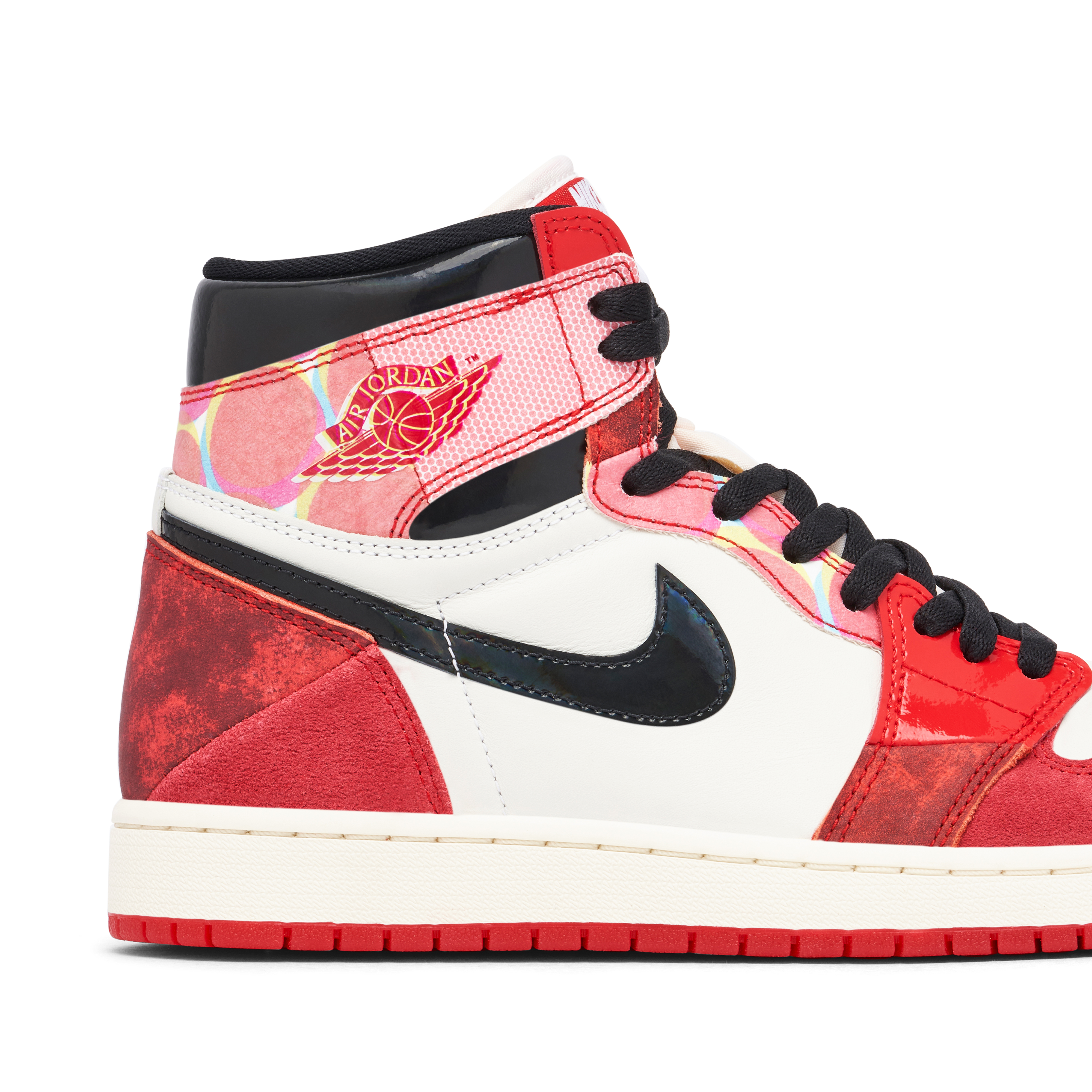 Air Jordan 1 High x Spider-Man Across The Spider-Verse Red Black | DV1748-601 | Laced