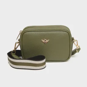 Alice Wheeler Mini Cross Body Bag Olive