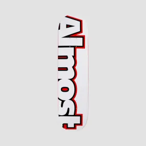 Almost Outliner Hybrid Skateboard Deck White - 8