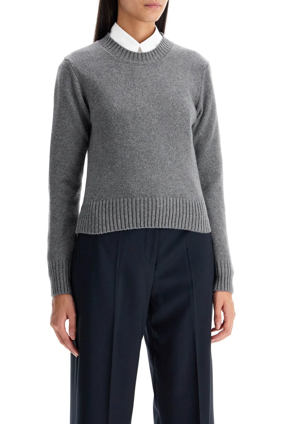 AMI ALEXANDRE MATIUSSI cashmere and wool pullover