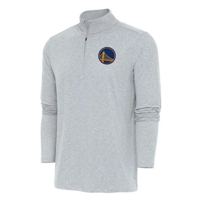 Antigua Golden State Warriors Hunk 1/4 Zip Pullover Long Sleeve 1/4 Zip