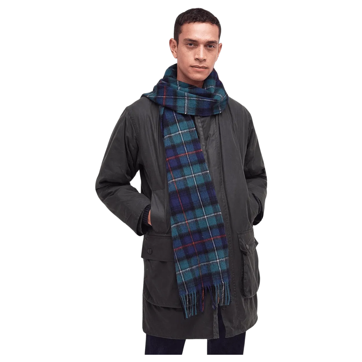 Barbour New Check Tartan Scarf