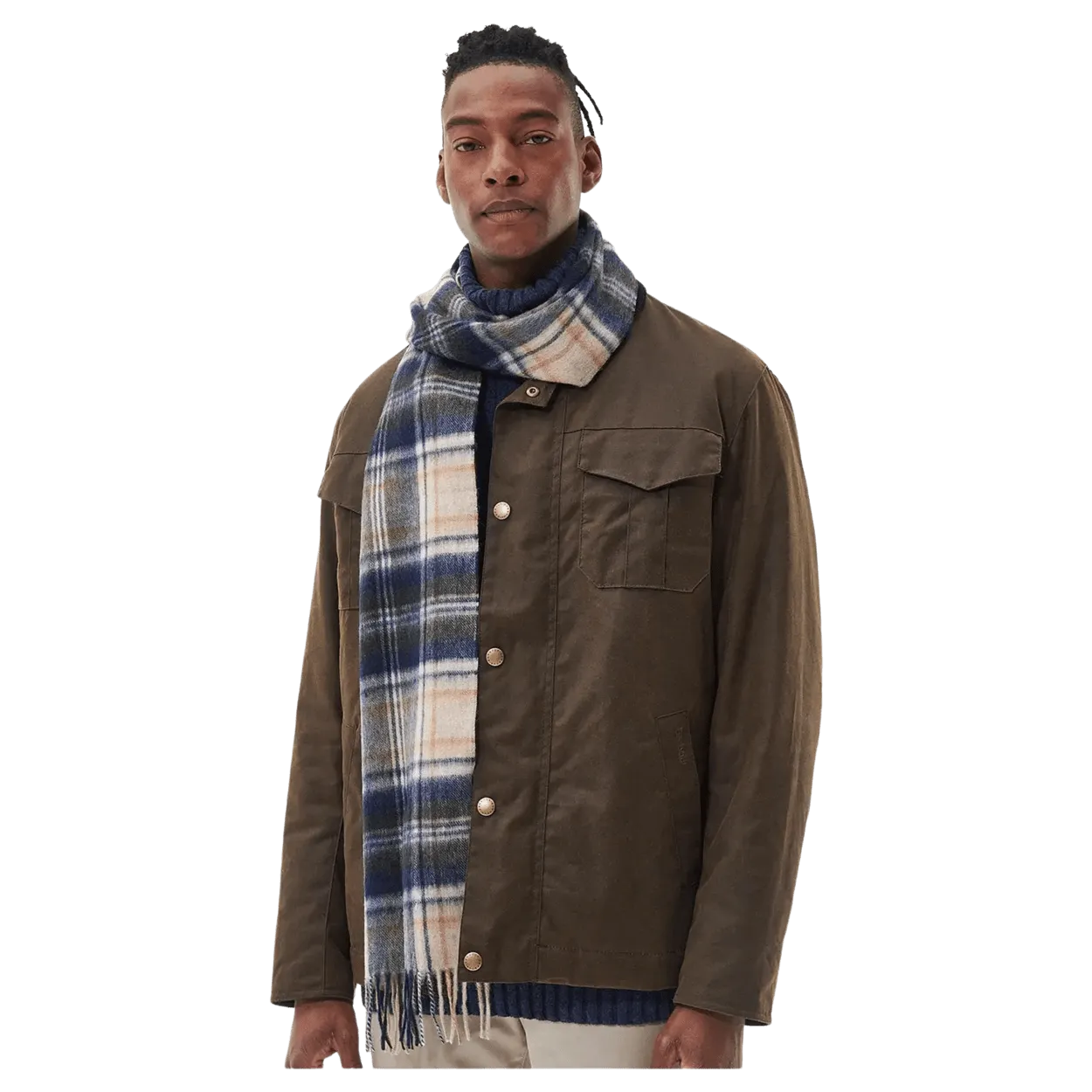 Barbour New Check Tartan Scarf