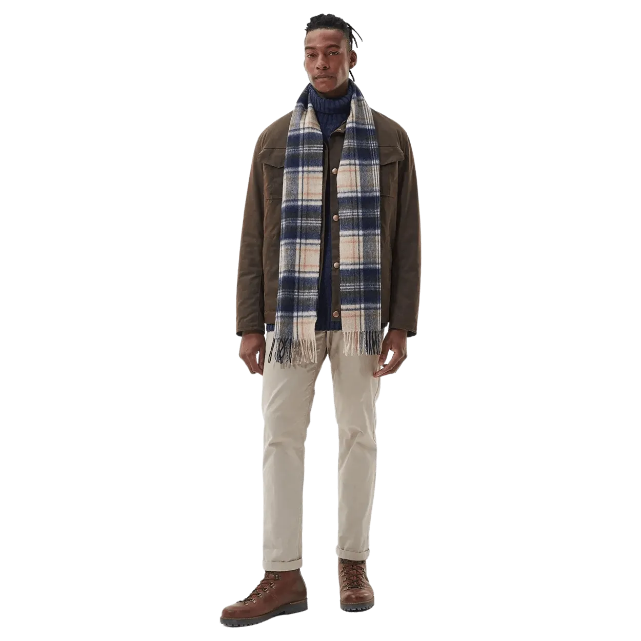 Barbour New Check Tartan Scarf