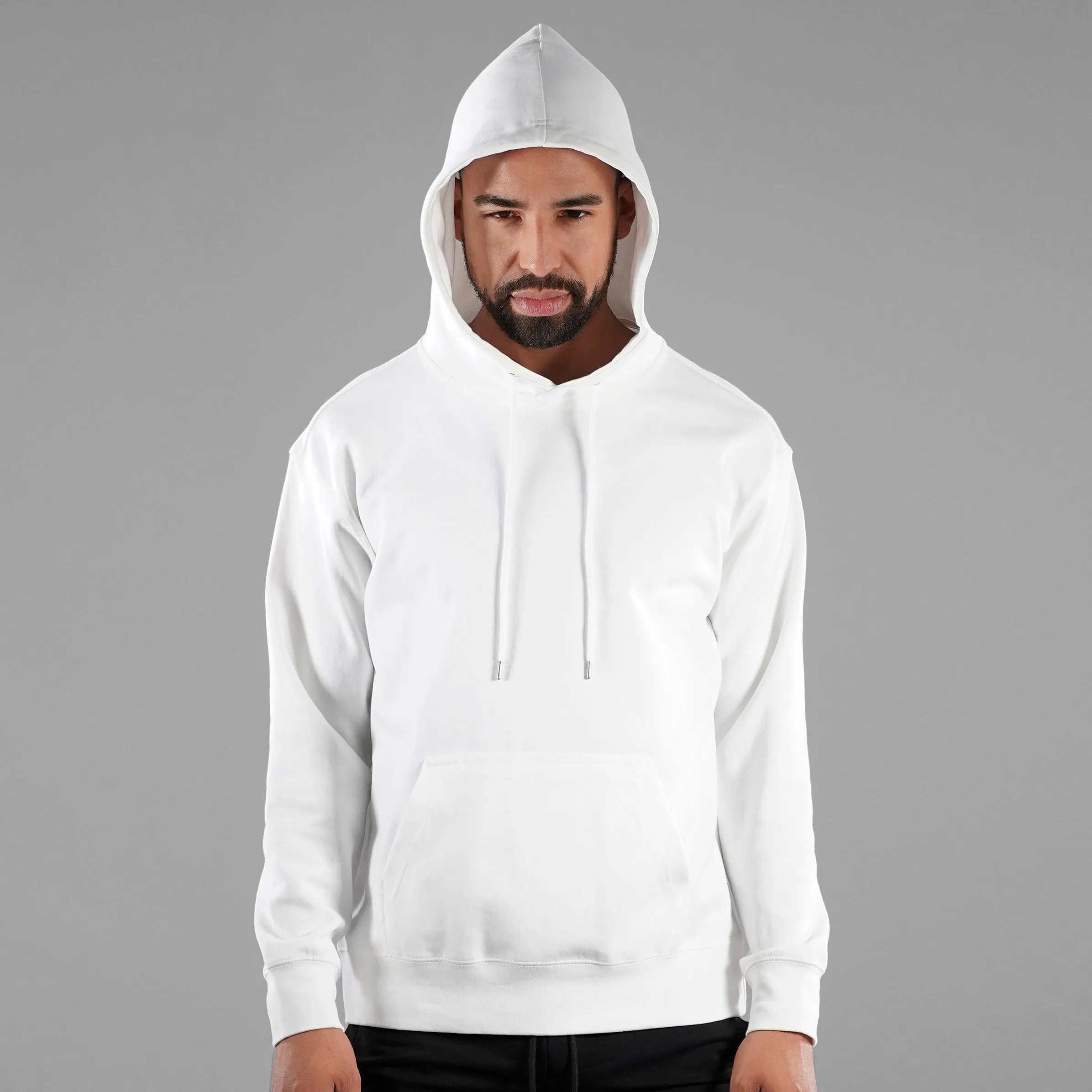 Basic White Hoodie