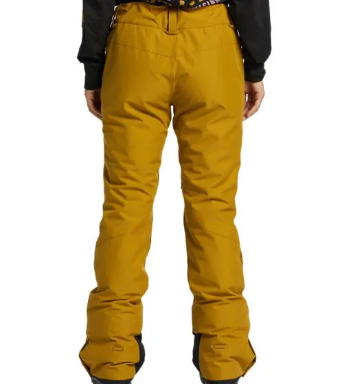 BILLABONG Adiv Malla Damen Ski-Hose Winter-Hose mit wasserabweisender Membran und Jacke-zu-Hose Verbindung BI F6PF06 4944 Gelb