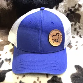 Blue Cow Patch Cap