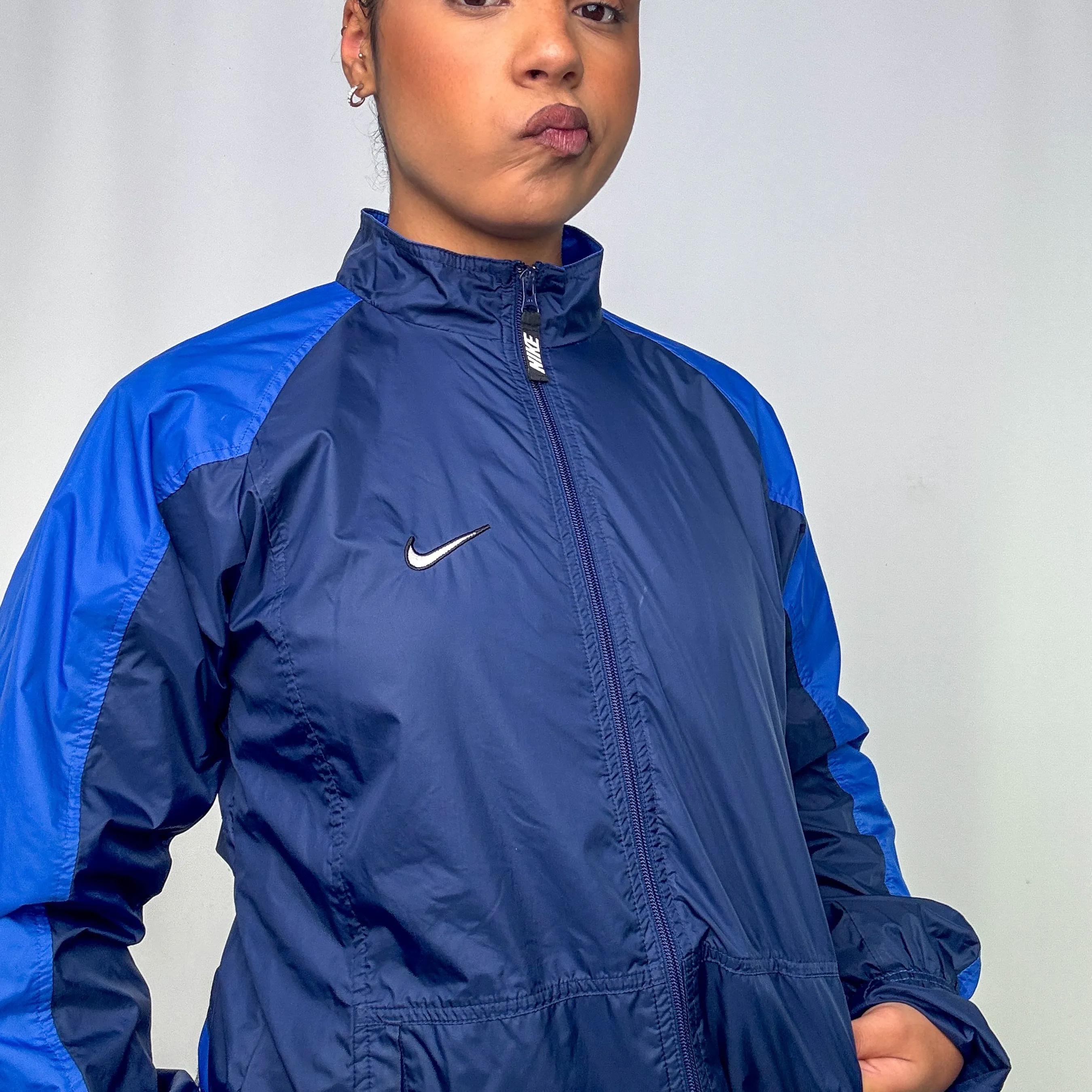 Blue y2ks Nike Track Jacket (XL)