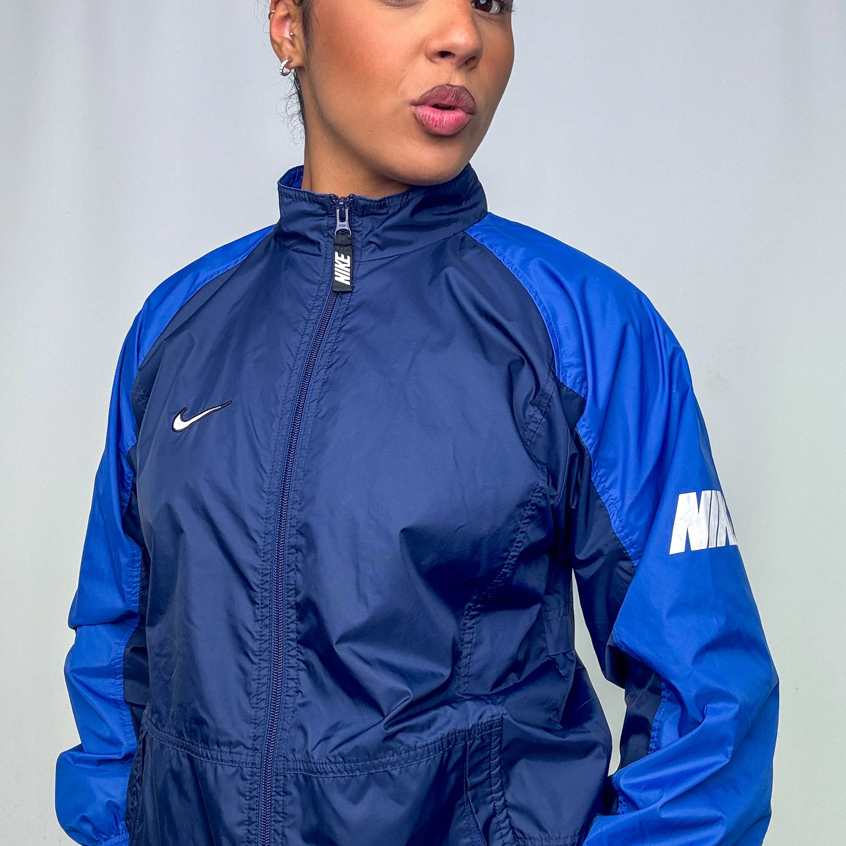 Blue y2ks Nike Track Jacket (XL)