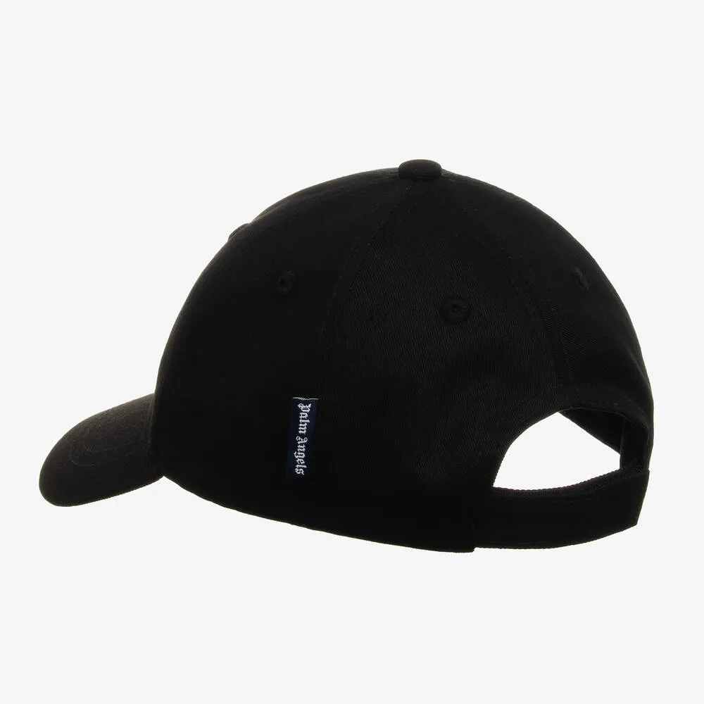 Boys Black Cotton Cap