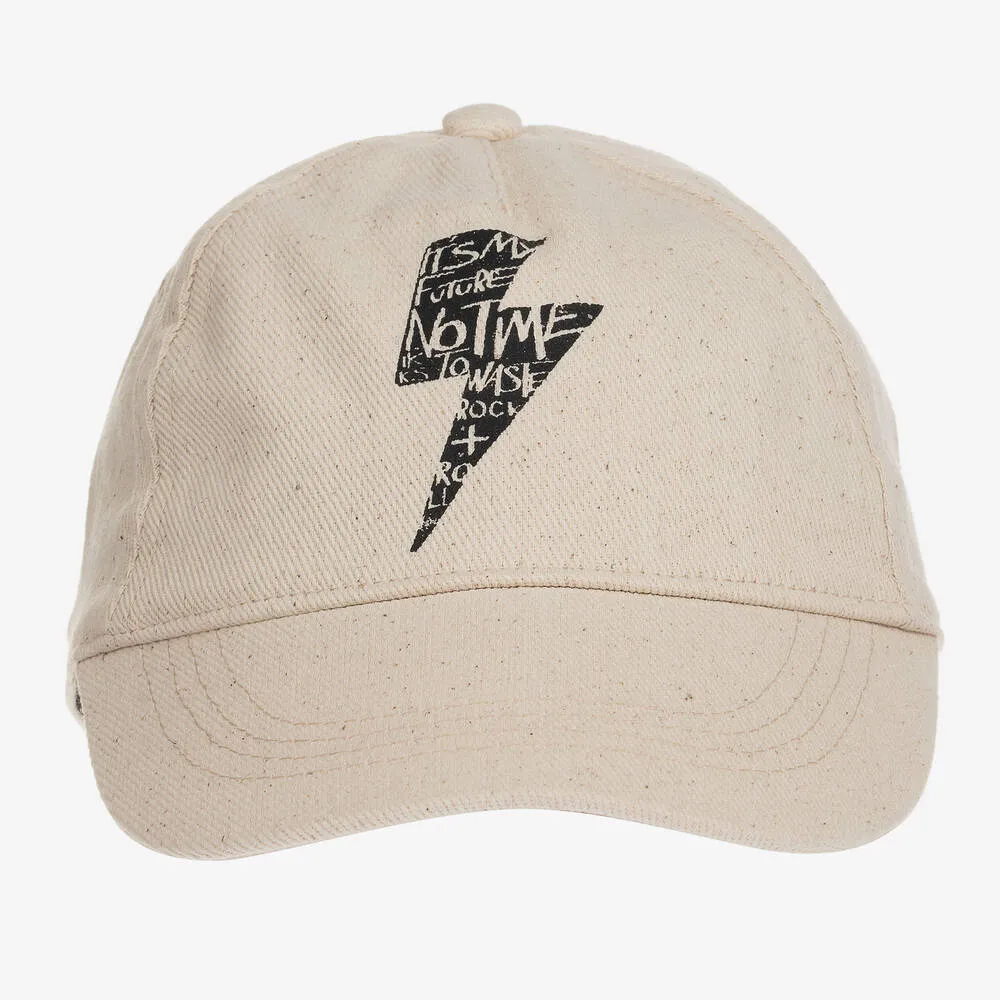 Boys Ivory Twill Cap