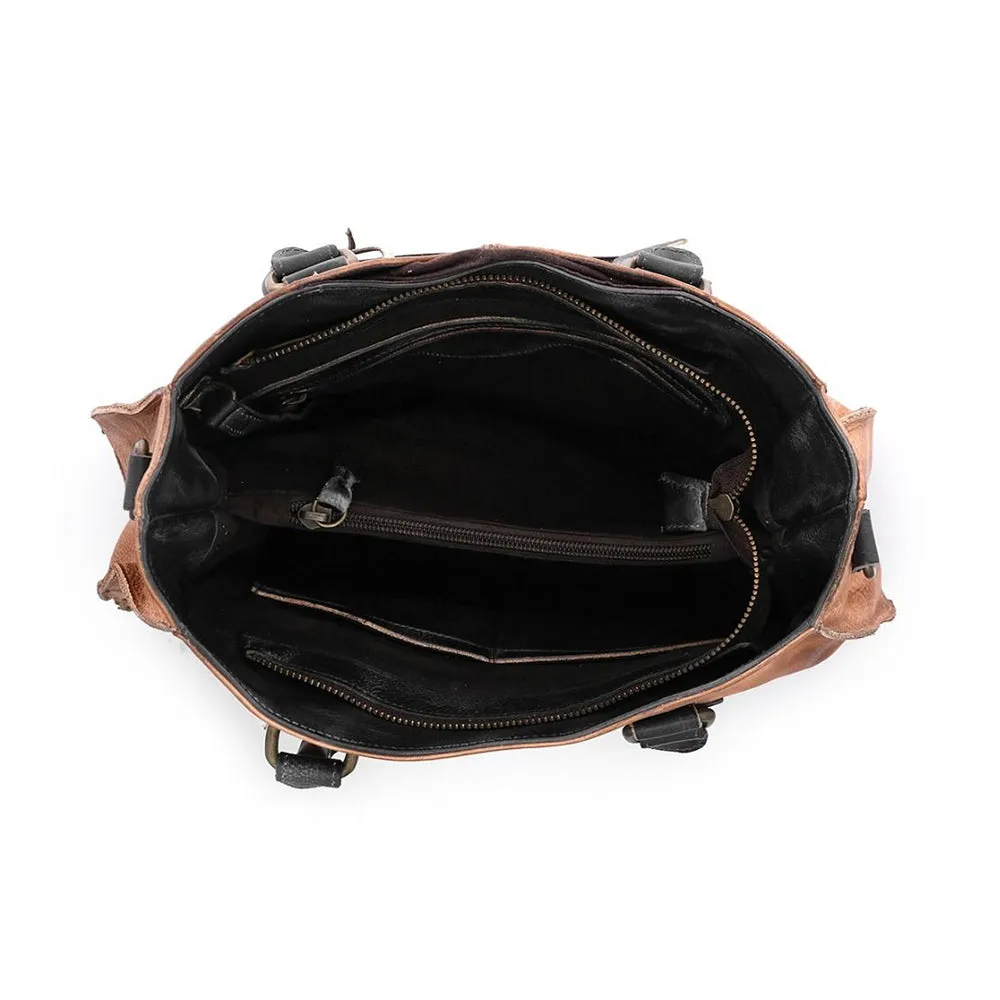 Bruna Leather Shoulder Bag