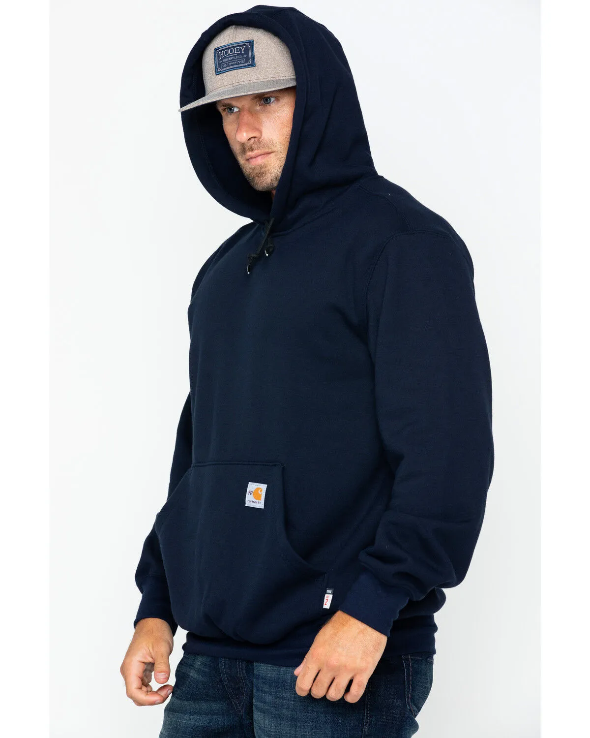 Carhartt Men's FR Hooded Pullover Solid Work Sweatshirt - Big & Tall