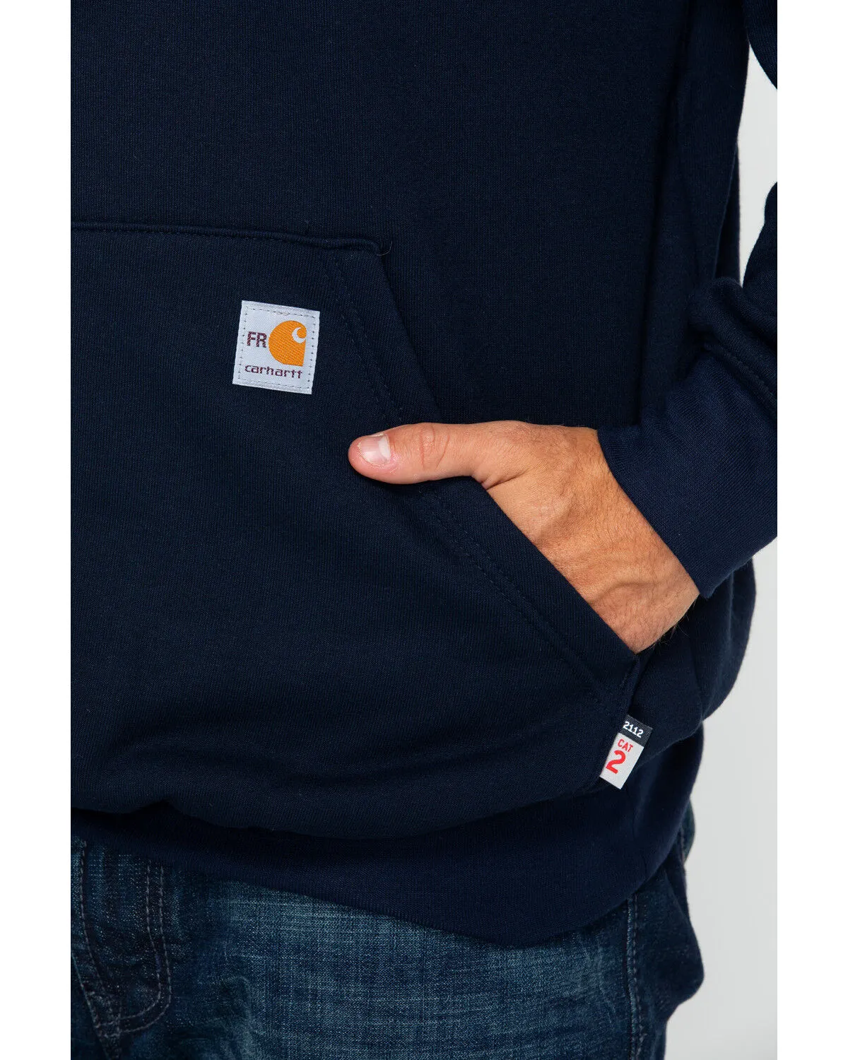 Carhartt Men's FR Hooded Pullover Solid Work Sweatshirt - Big & Tall