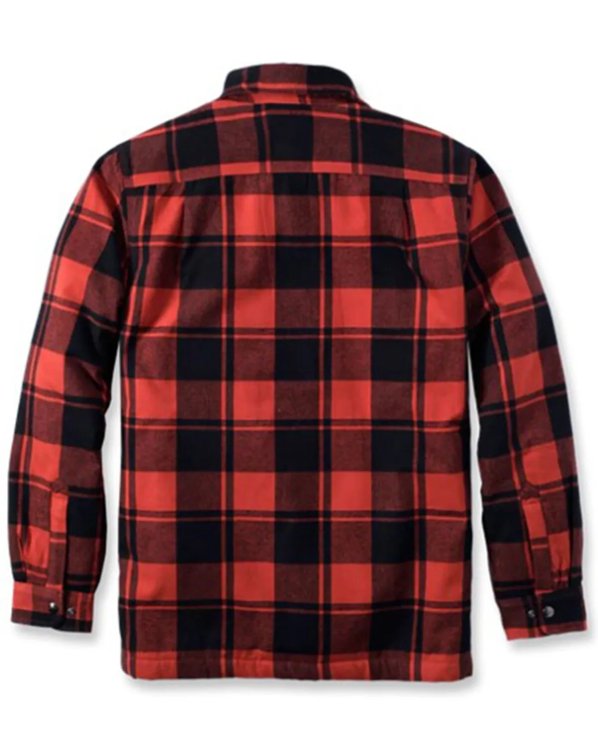 Carhartt Men's Relaxed Fit Sherpa Lined Flannel Shirt Jacket