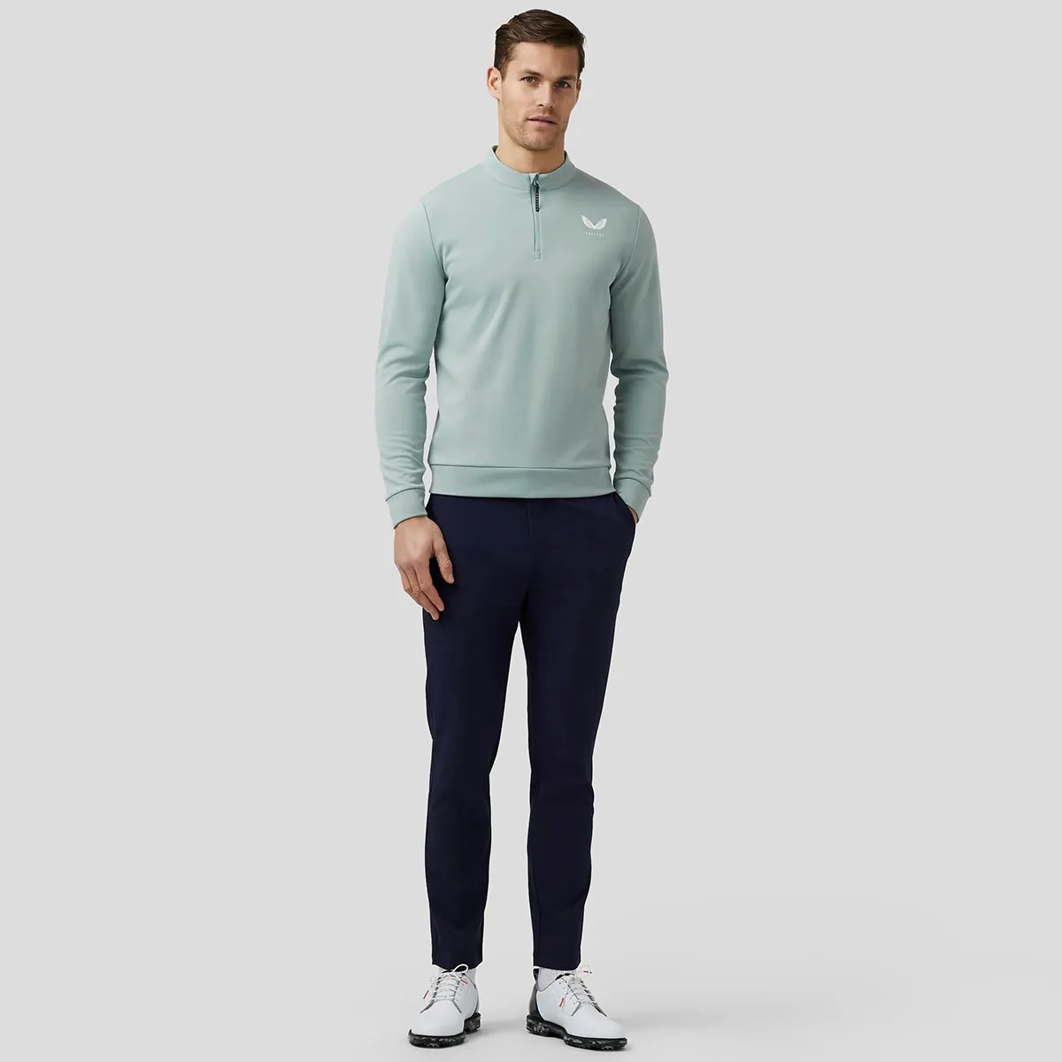 Castore Men's Classic Quarter Zip Golf Midlayer