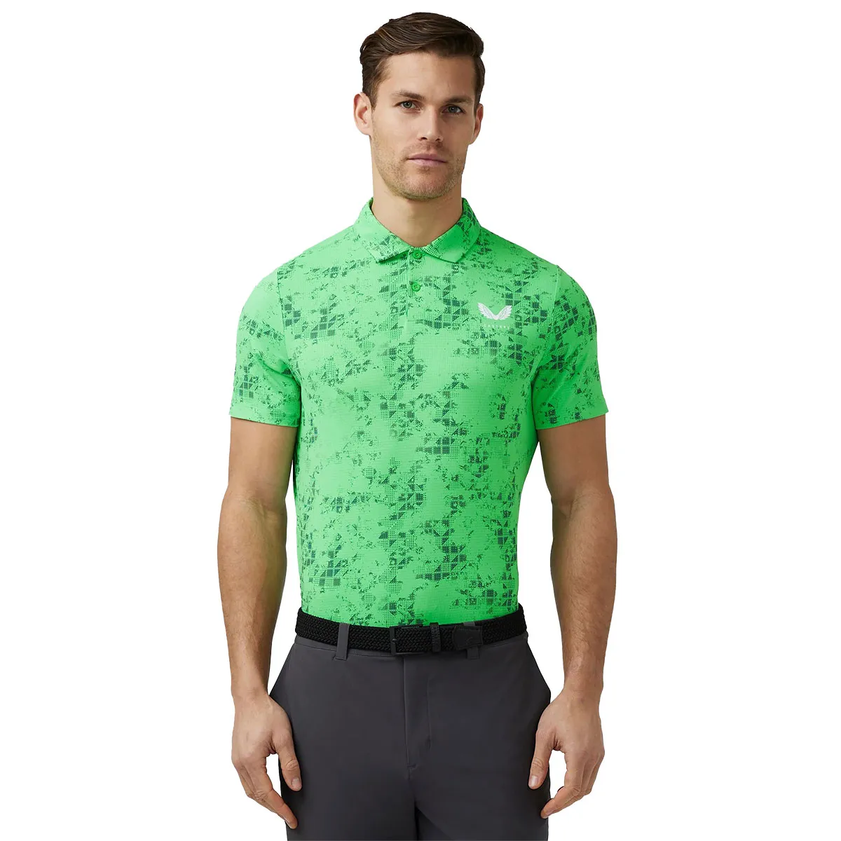 Castore Men's Printed 3 Golf Polo Shirt