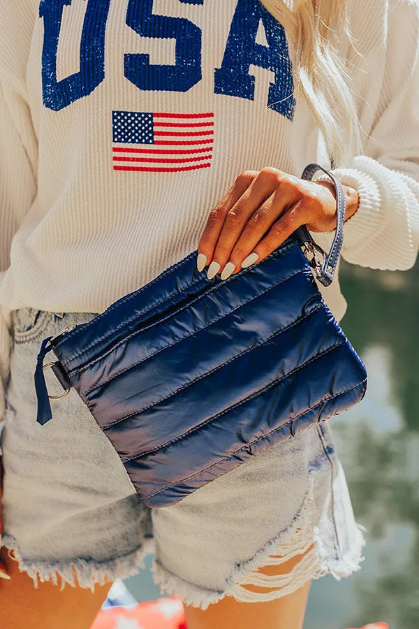 City Dream Quilted Crossbody in Navy