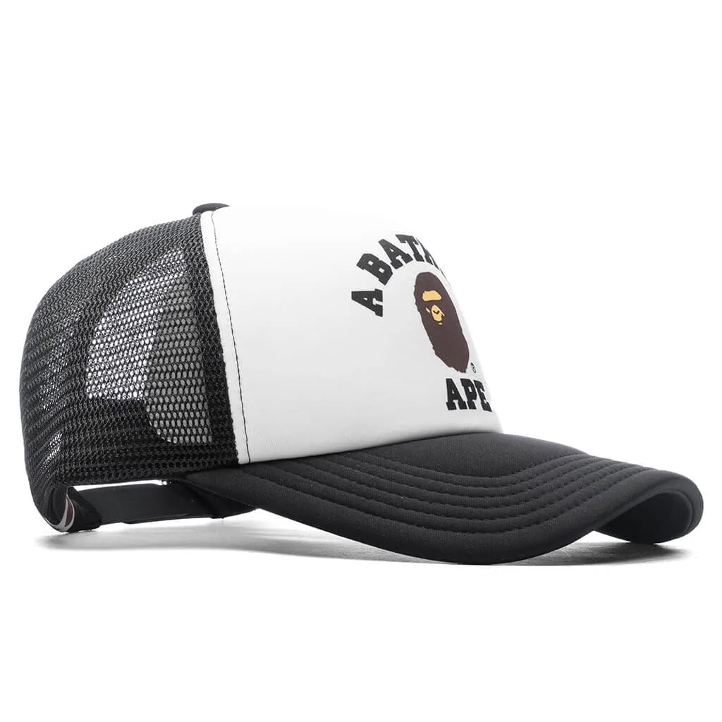 College Mesh Cap - Black