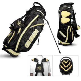 Colorado Buffaloes Team Golf Fairway Lightweight 14-Way Top Golf Club Stand Bag