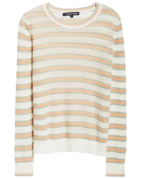 Coral Stripe Magellan Pullover