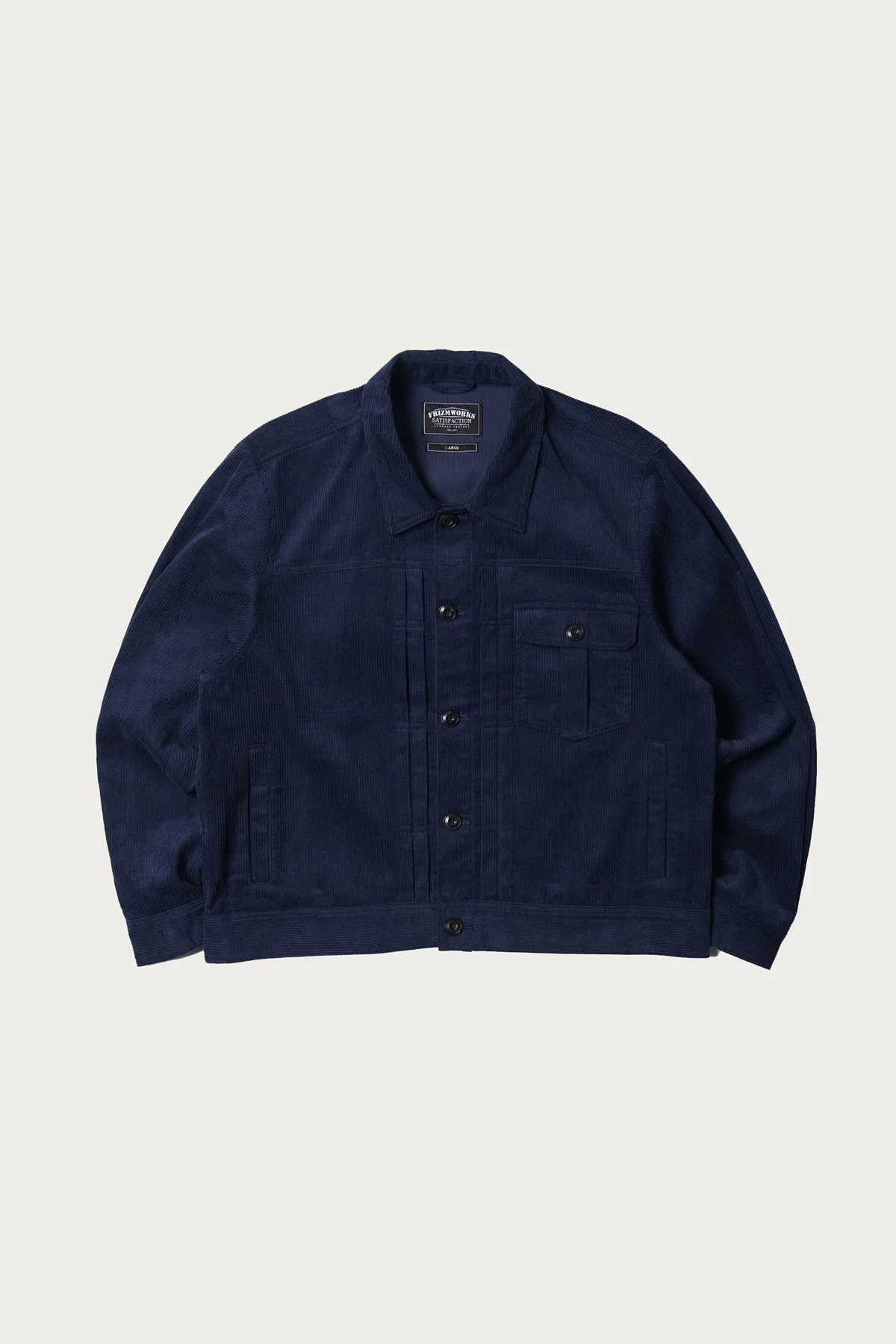 Corduroy Trucker Jacket - Navy