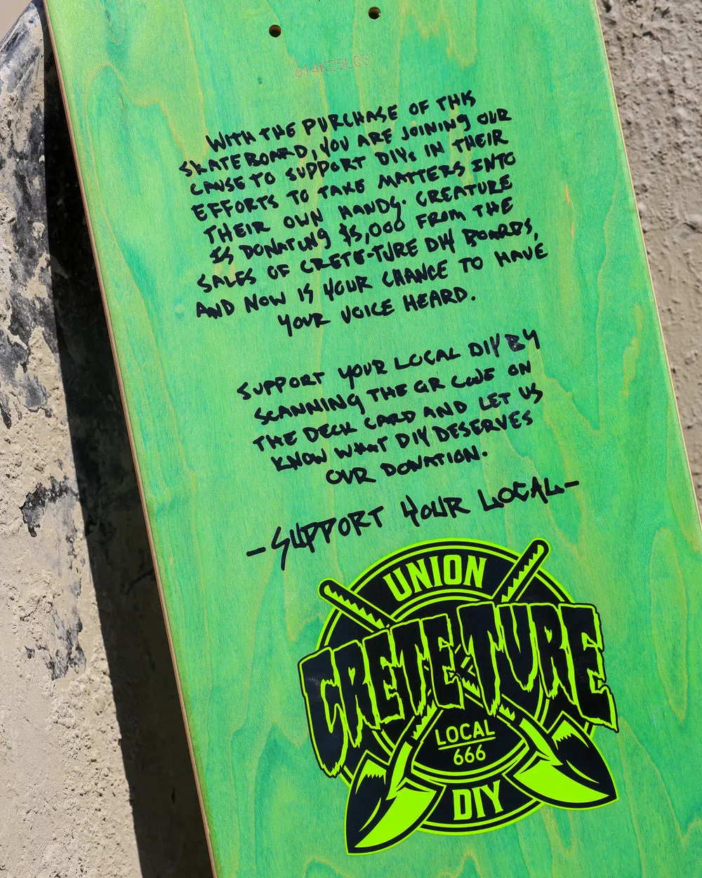 Crete-Ture DIY 8.58 Skateboard Deck