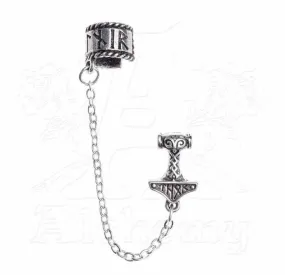 earring ALCHEMY GOTHIC - Thor Donner Earcuff - E381  -  Metal-shop