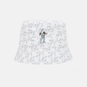 Eastside Golf White Script Bucket Hat