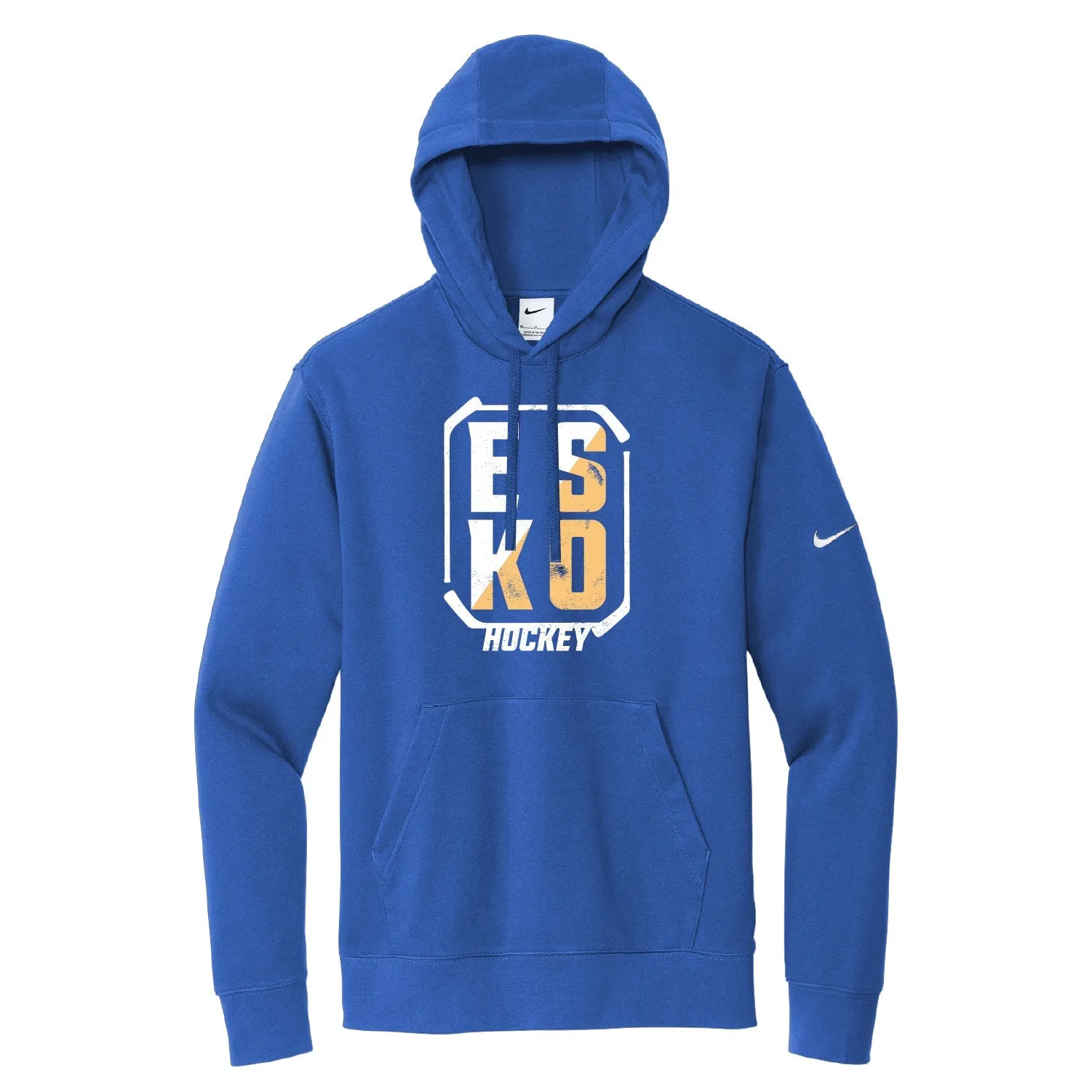 Esko Hockey Nike Club Fleece Sleeve Swoosh Pullover Hoodie