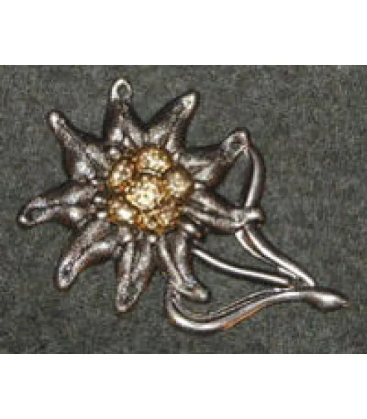 Gebirgsjager Metal Cap Badge