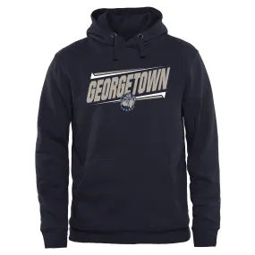 Georgetown Hoyas Navy Double Bar Pullover Hoodie