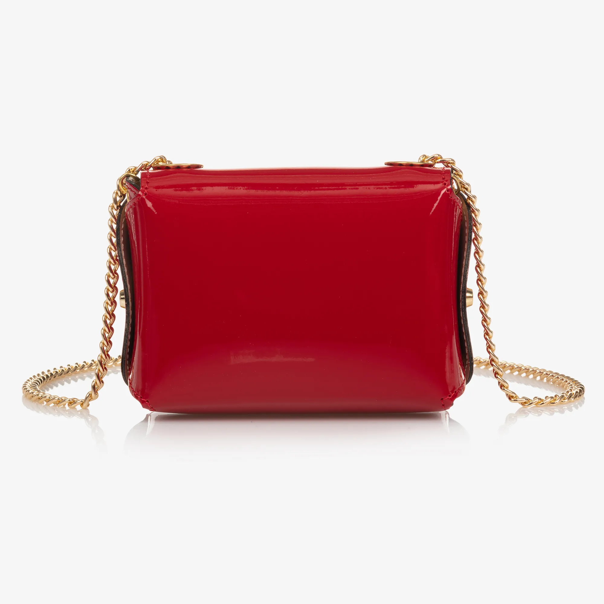 Girls Red Patent Leather Bag (12cm)