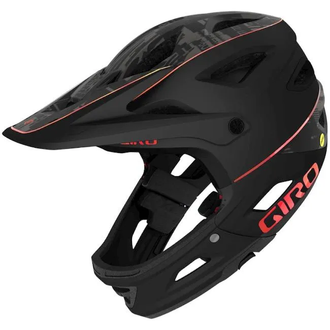 Giro Switchblade MIPS Full Face Helmet - Matt Black Hypnotic - 2020