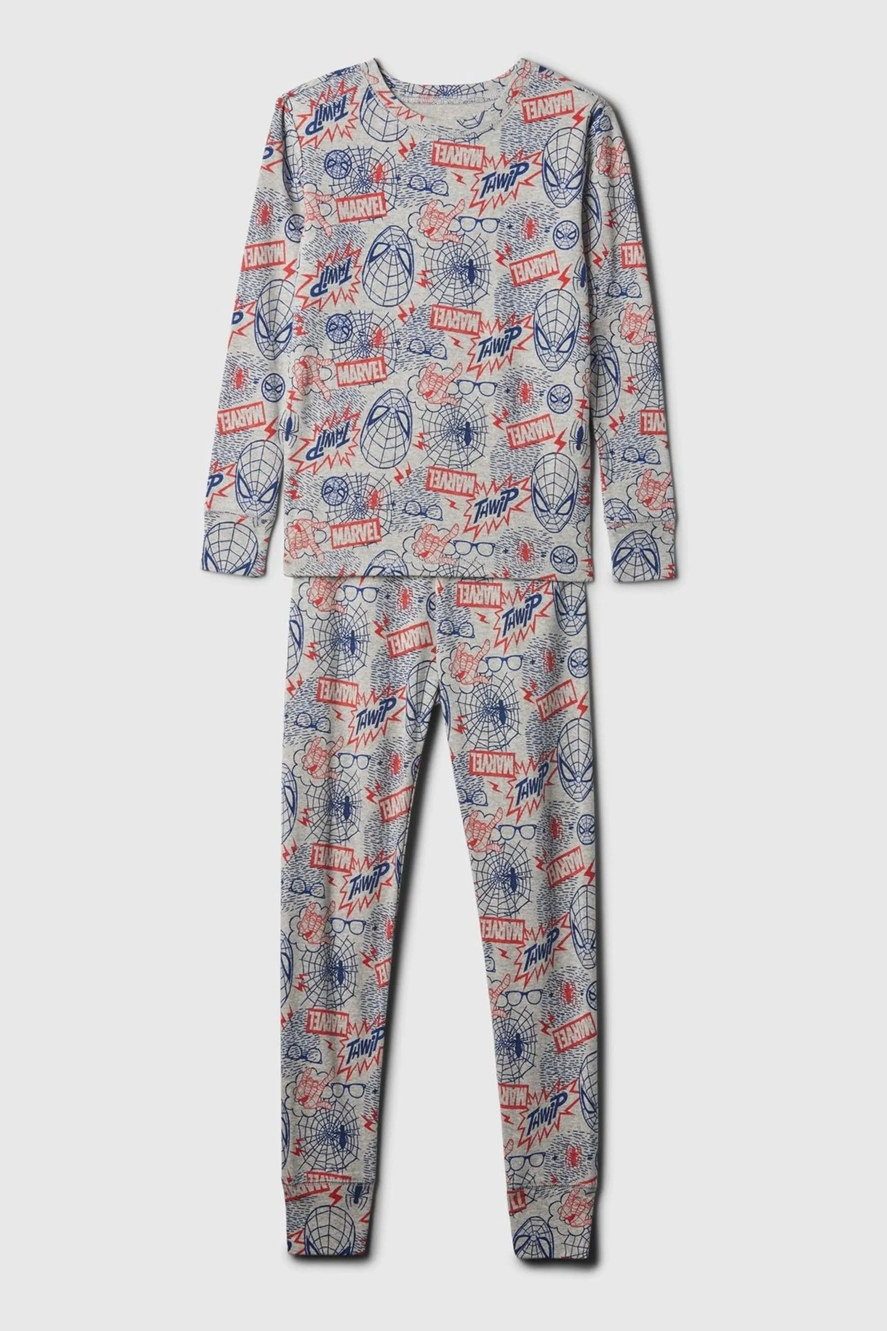 Grey Marvel Pyjama Set (4-13yrs)