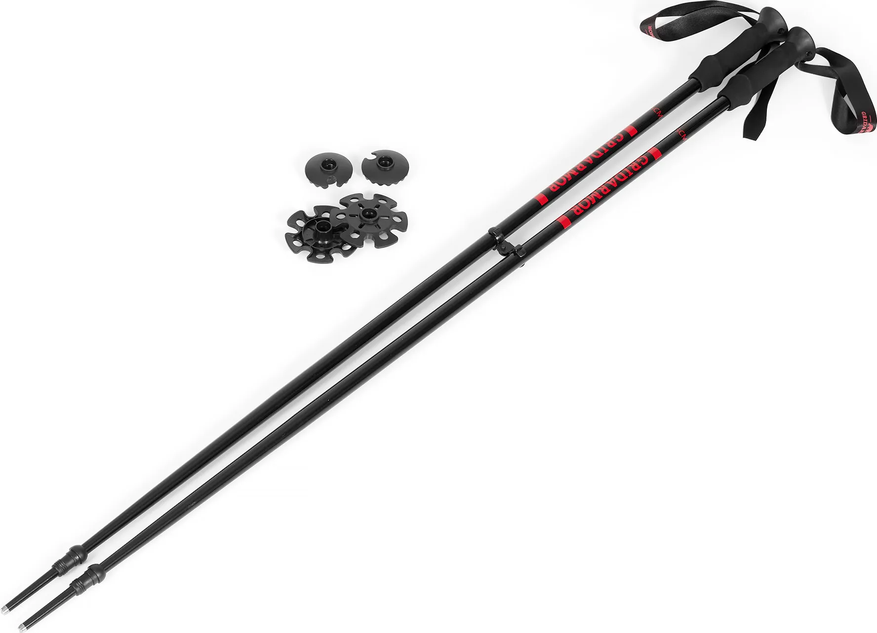 Gridarmor Hafjell Ski Pole Black/Ribbon Red | Buy Gridarmor Hafjell Ski Pole Black/Ribbon Red here | Outnorth