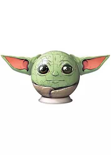 Grogu with Ears 3D Puzzle Ball 77 Piece Jigsaw Puzzle by Star Wars | Look Again