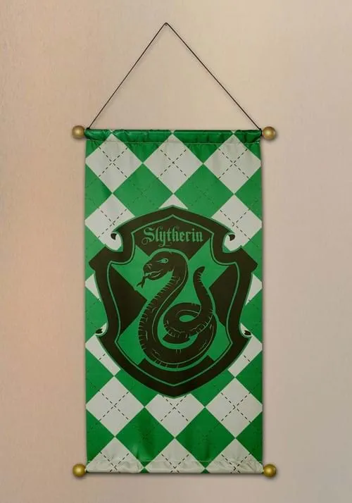 Harry Potter 34-Inch Slytherin House Banner | Harry Potter Decorations