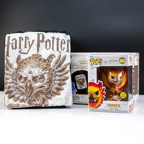 Harry Potter Fawkes the Phoenix Pop! Vinyl and Tee Set