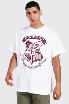 Harry Potter Hogwarts License T-shirt | boohooMAN UK