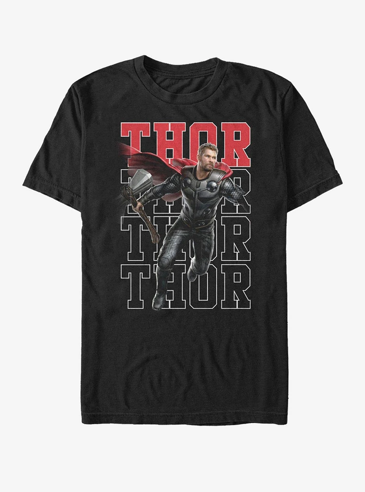 Hot Topic Marvel Avengers: Endgame Heroic Shot Thor T-Shirt