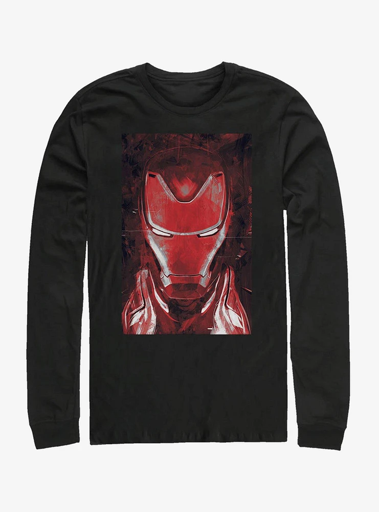 Hot Topic Marvel Avengers: Endgame Red Iron Man Long-Sleeve T-Shirt