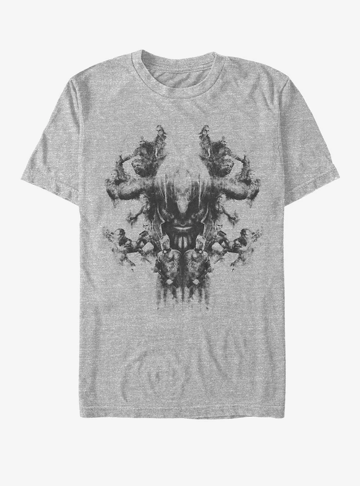 Hot Topic Marvel Avengers: Endgame Smoke Skull T-Shirt