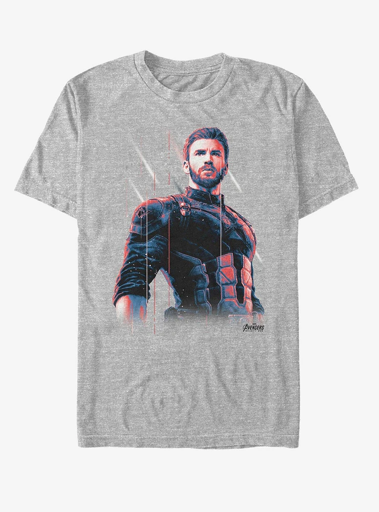 Hot Topic Marvel Capt America Old Soldier T-Shirt