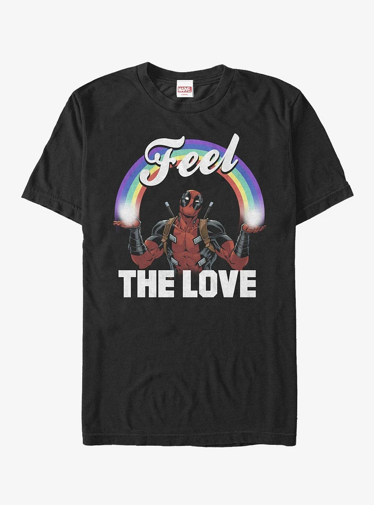 Hot Topic Marvel Deadpool Feel the Love T-Shirt