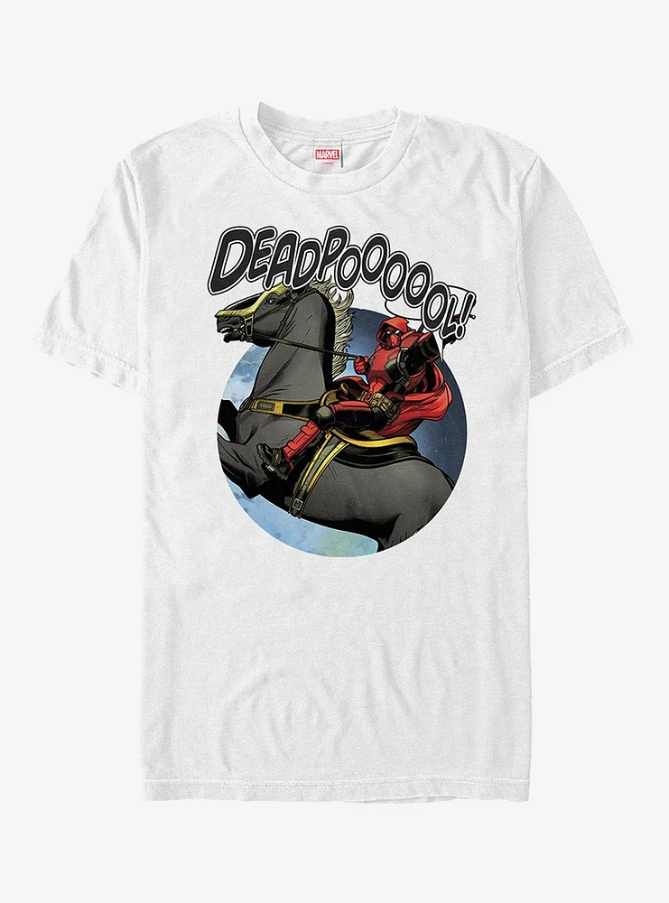 Hot Topic Marvel Deadpool Mounted Vigilante T-Shirt