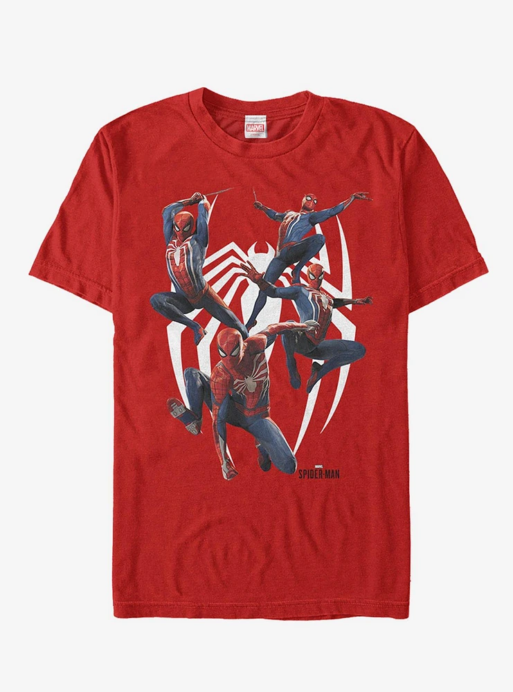 Hot Topic Marvel Gamerverse Spider-Man Trio T-Shirt