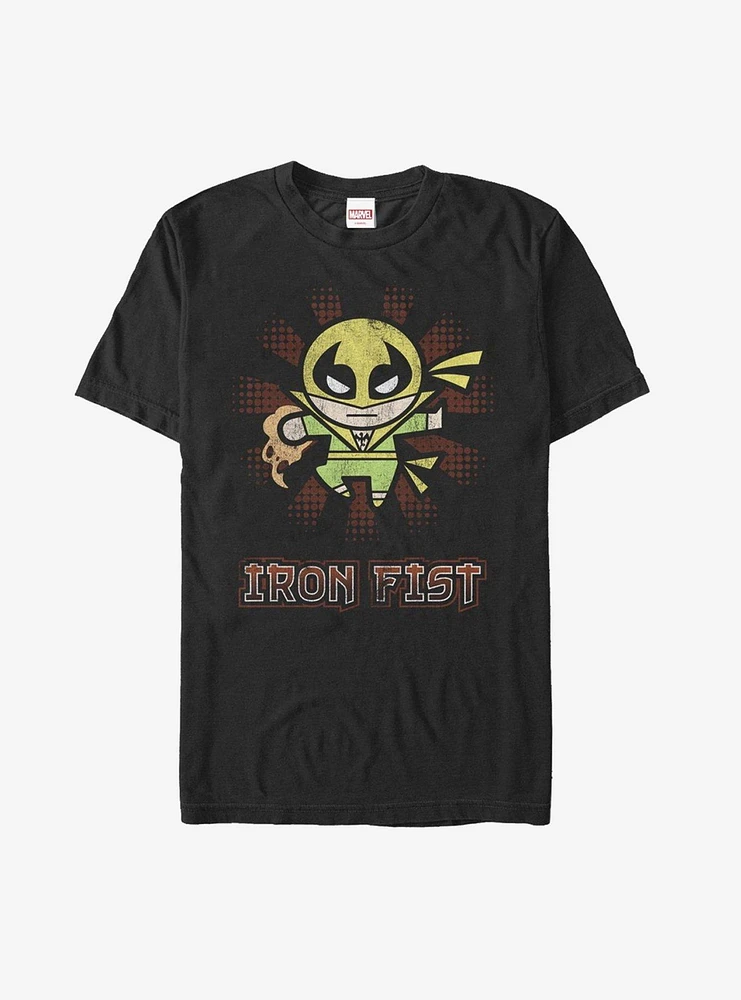 Hot Topic Marvel Iron Fist Kawaii T-Shirt